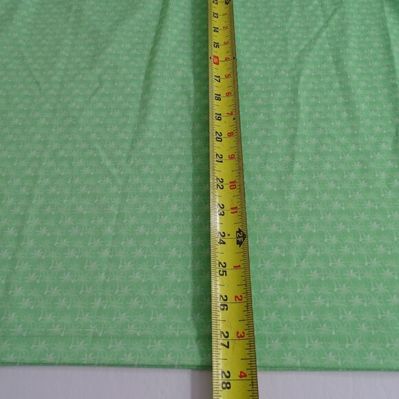 Greg Norman Green Palm Tree Print Golf Polo Shirt Men Size S Play Dry Stretch - Picture 11 of 12